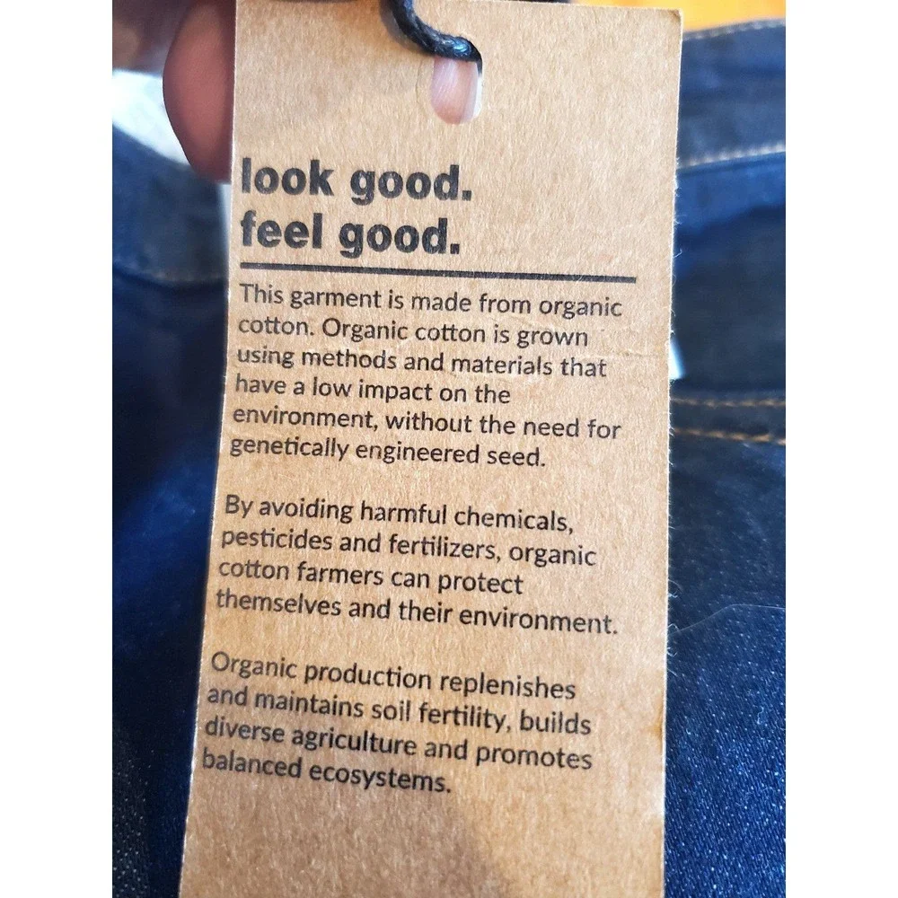 People Tree Organic Cotton Denim UK 16 US 12 - Picture 9 of 10